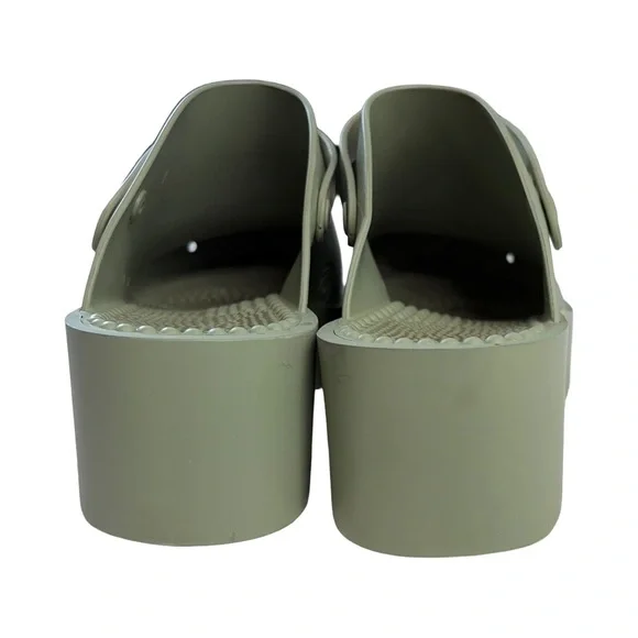 Xocoi Green Platform Clog Sandals - Picture 4 of 9
